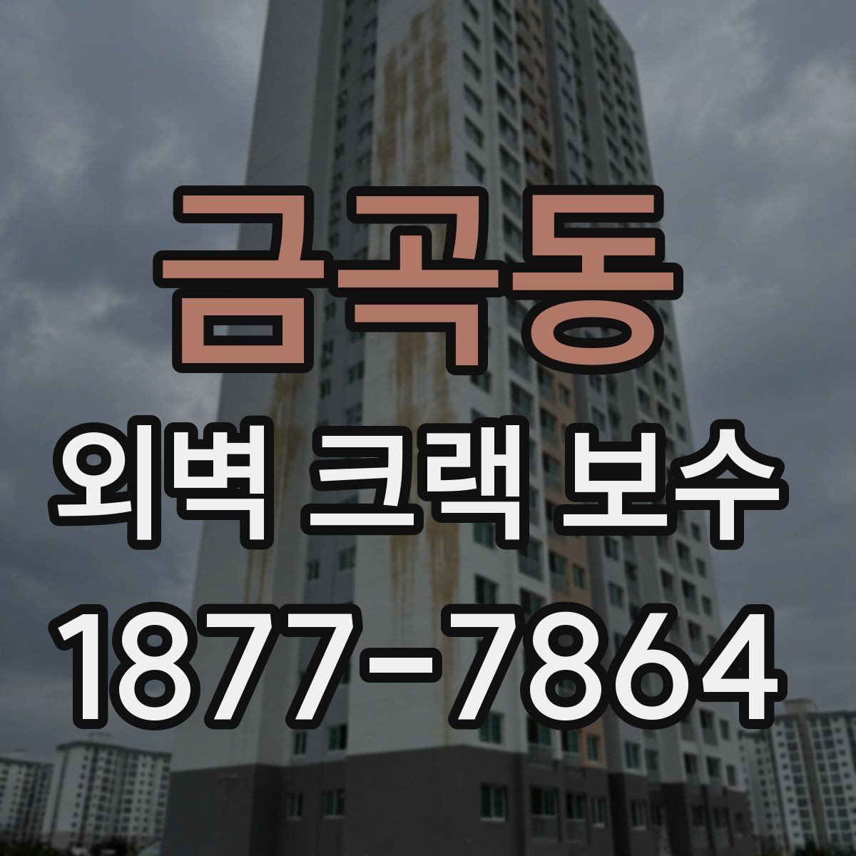 금곡동 외벽 크랙 보수 견적 차이가 생기는 이유