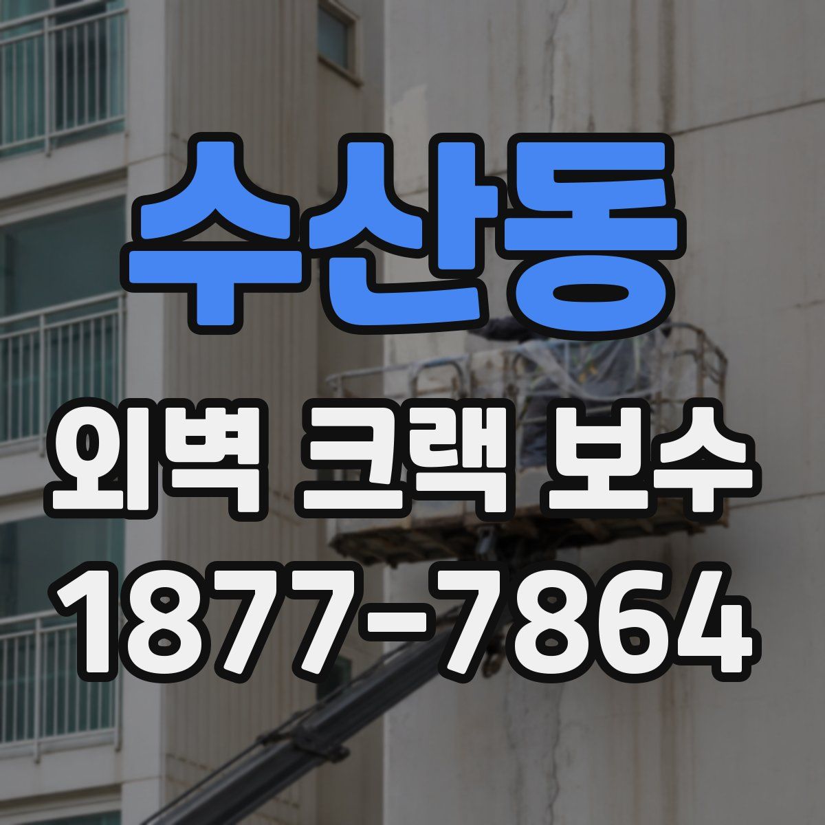 수산동 외벽 크랙 보수