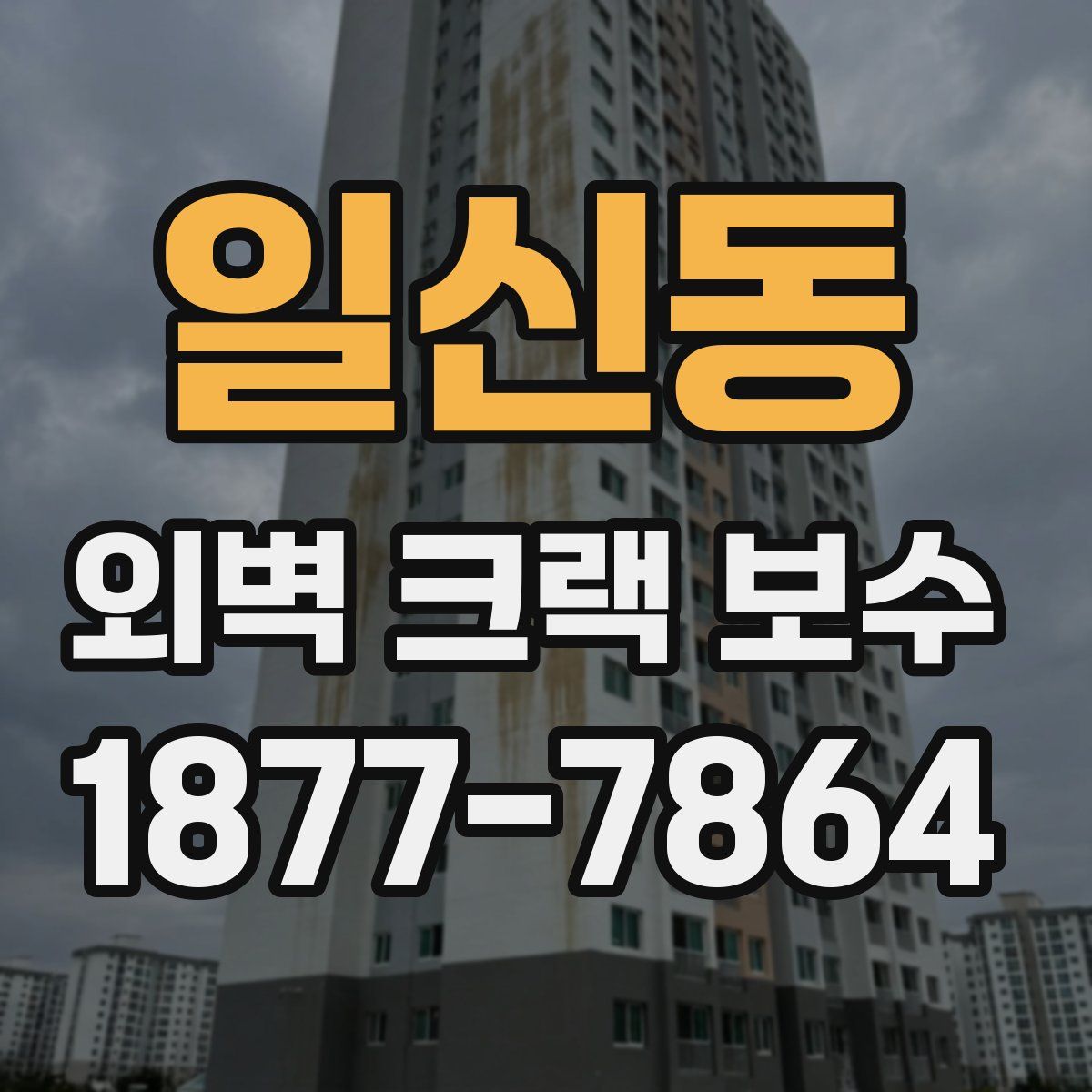 일신동 외벽 크랙 보수