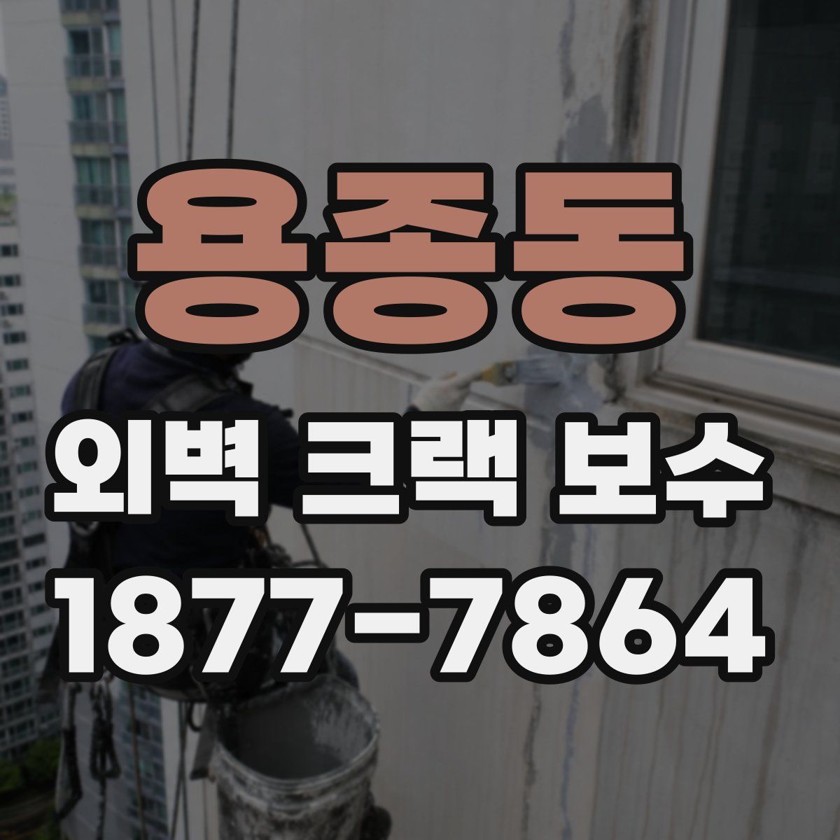 용종동 외벽 크랙 보수