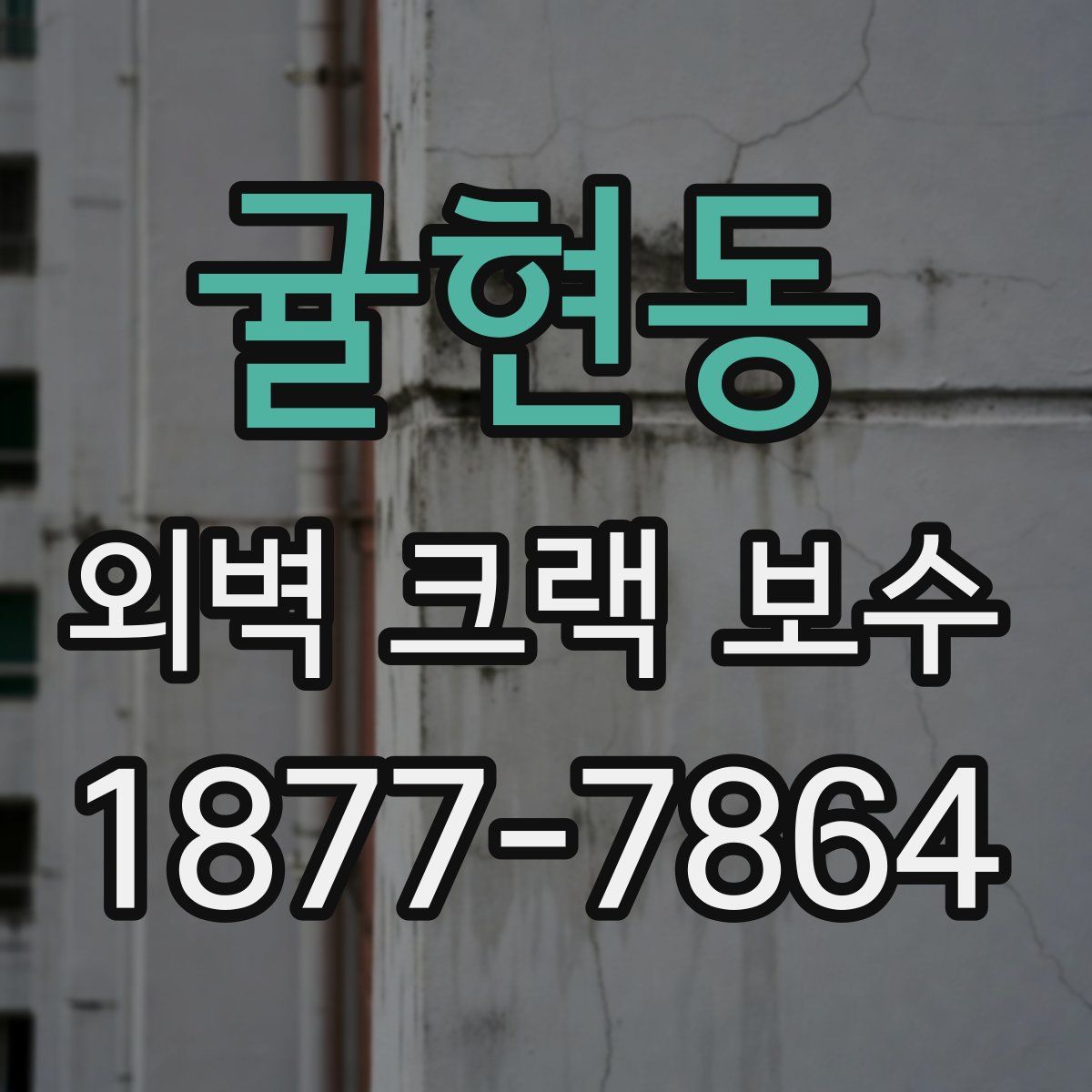 귤현동 외벽 크랙 보수