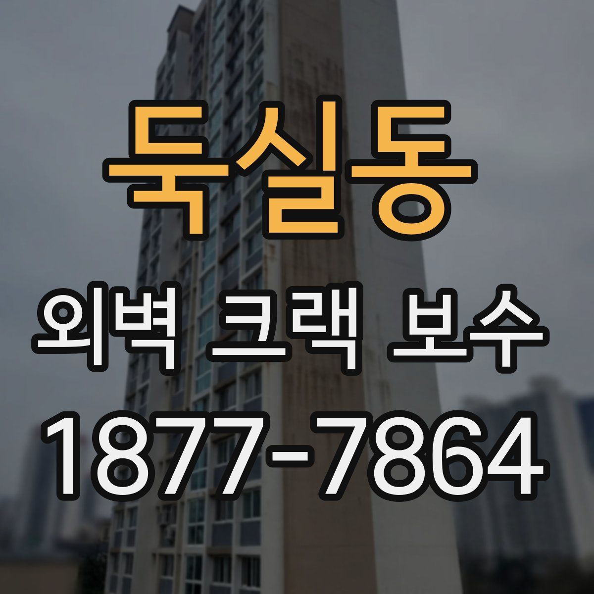둑실동 외벽 크랙 보수