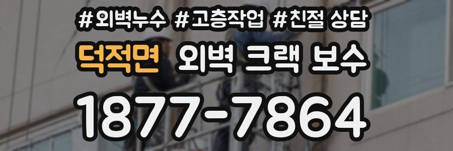 덕적면 외벽 크랙 보수