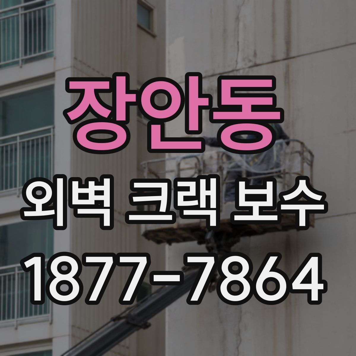 장안동 외벽 크랙 보수