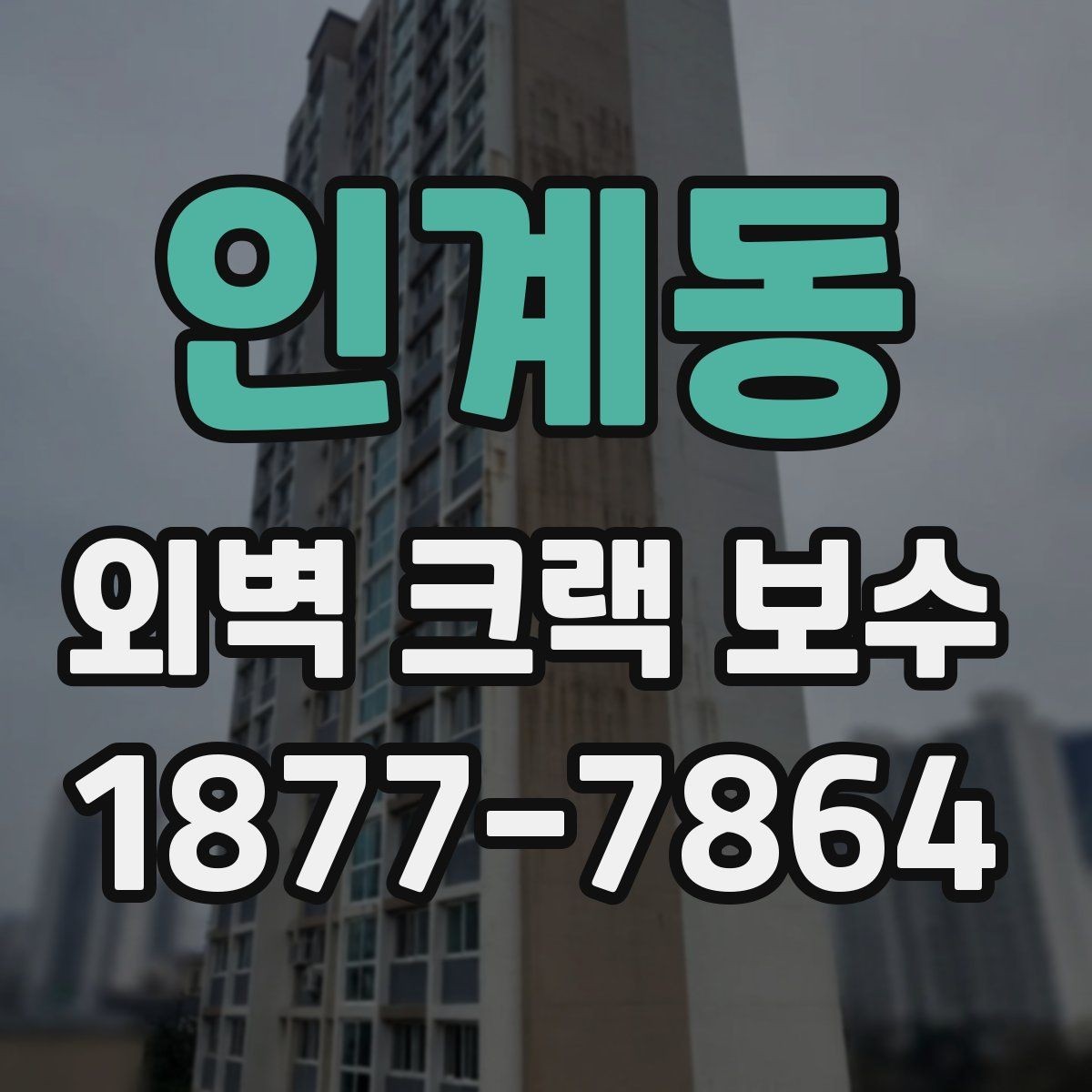 인계동 외벽 크랙 보수 전 전문가 상담이 필요한 경우