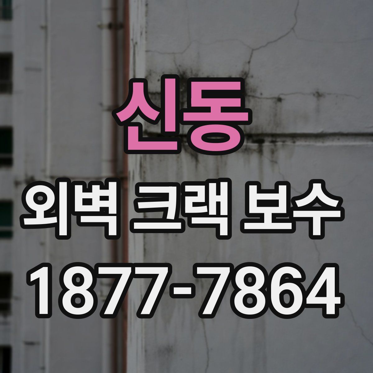 신동 외벽 크랙 보수