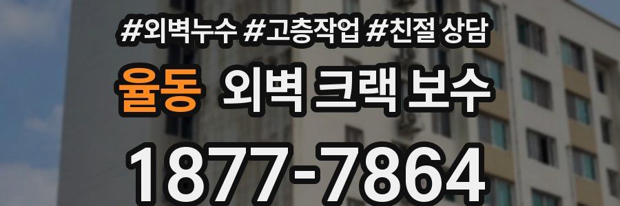 율동 외벽 크랙 보수