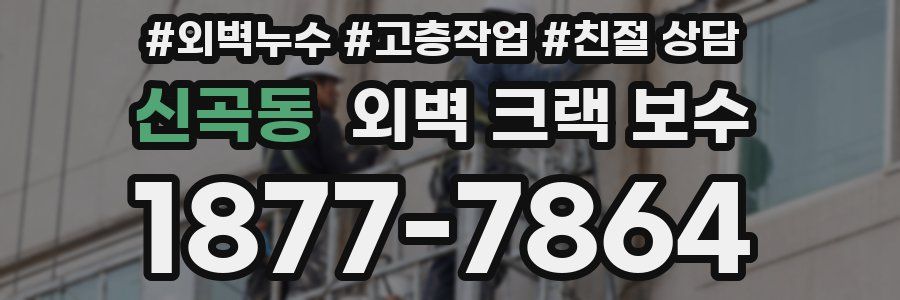 신곡동 외벽 크랙 보수