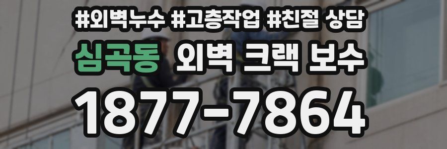 심곡동 외벽 크랙 보수