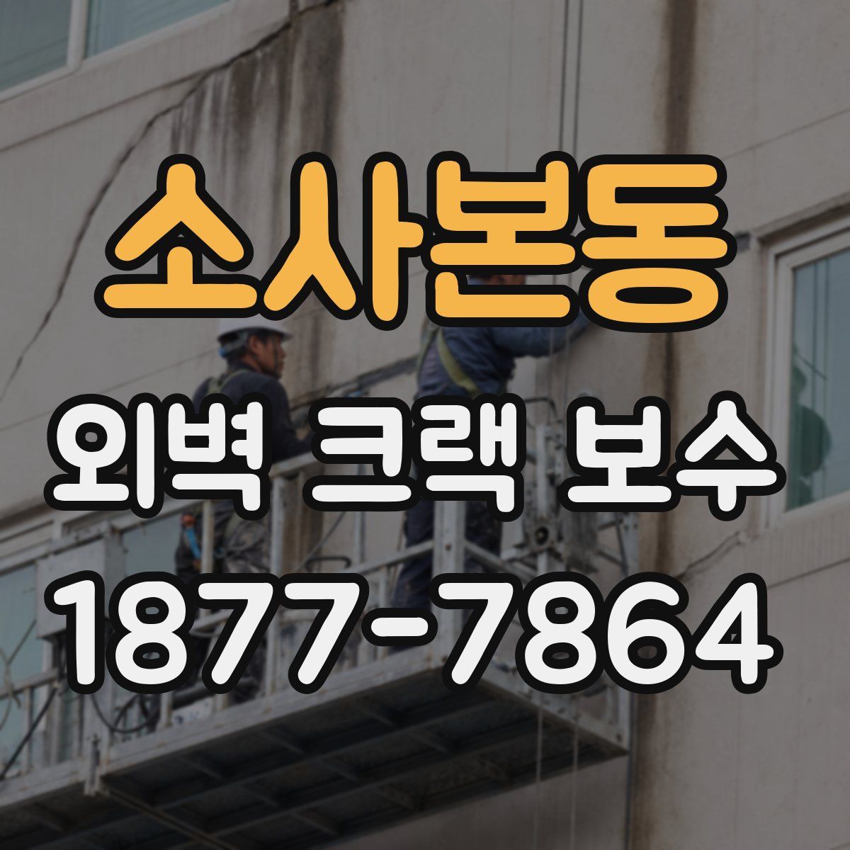 소사본동 외벽 크랙 보수