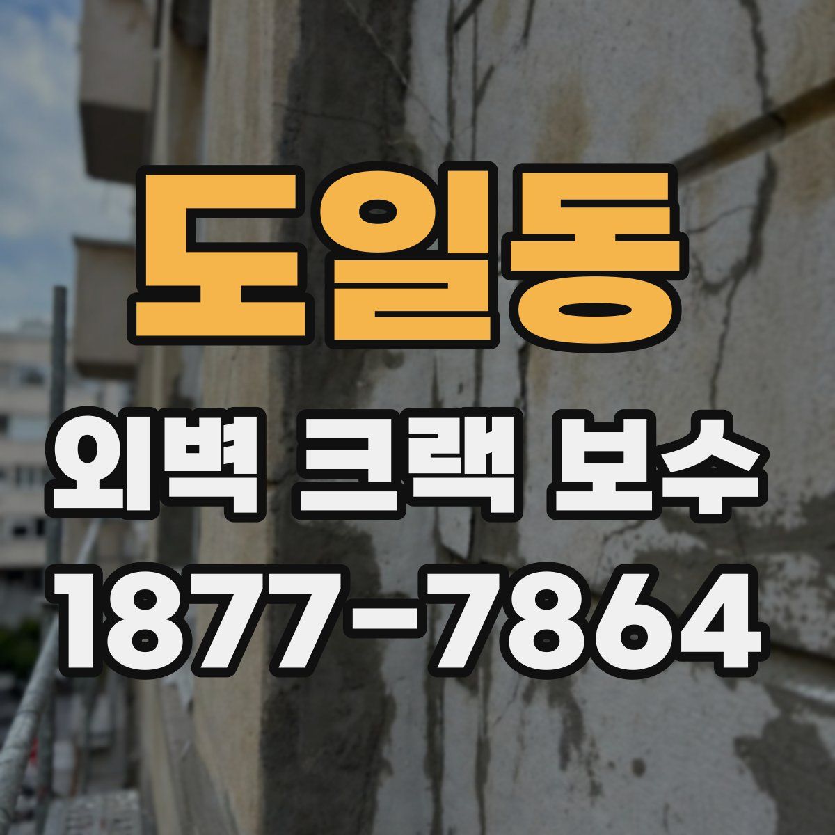 도일동 외벽 크랙 보수