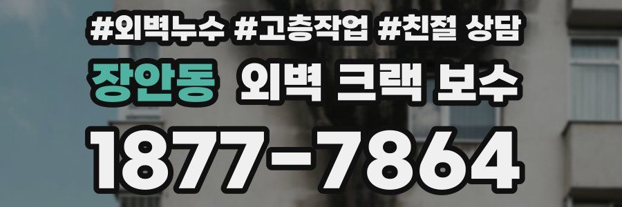 장안동 외벽 크랙 보수