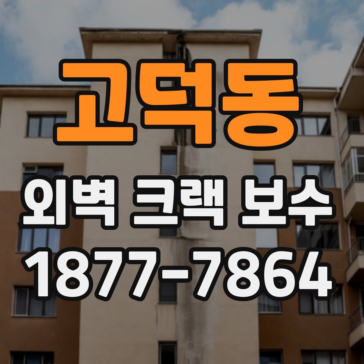 고덕동 외벽 크랙 보수
