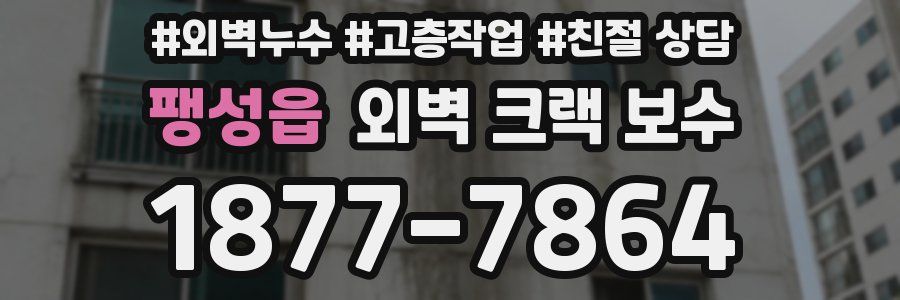 팽성읍 외벽 크랙 보수