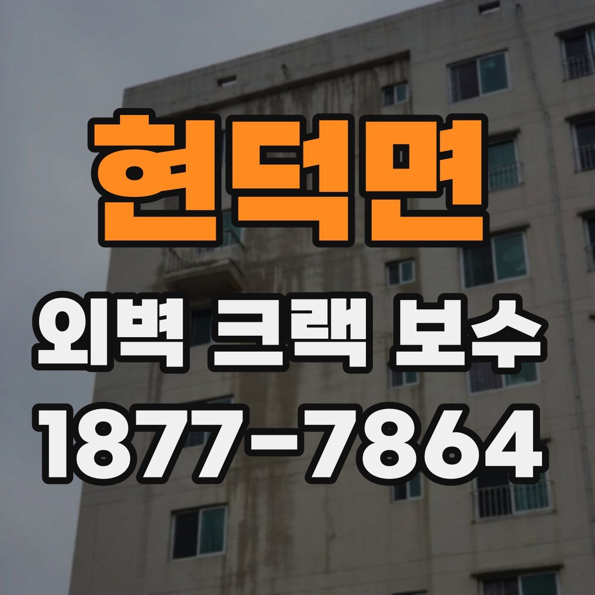 현덕면 외벽 크랙 보수