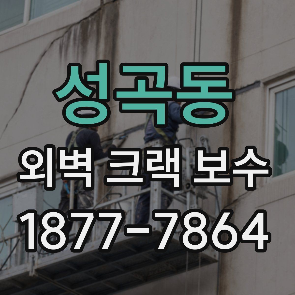 성곡동 외벽 크랙 보수 시공 전 사진으로 확인하는 문제점