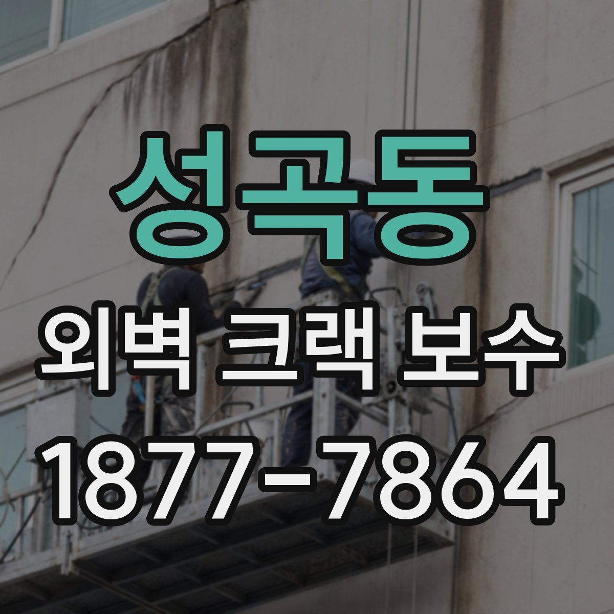 성곡동 외벽 크랙 보수