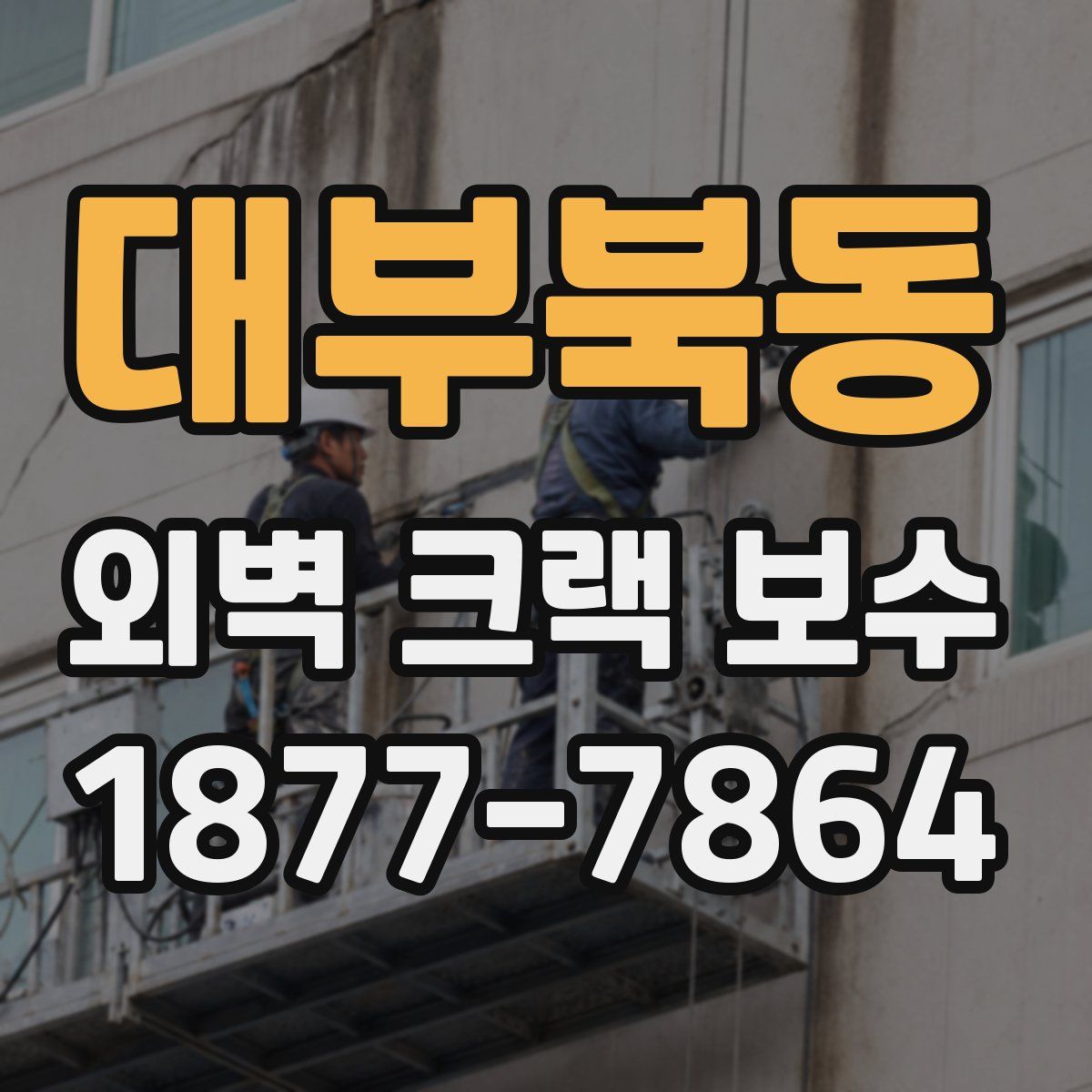 대부북동 외벽 크랙 보수