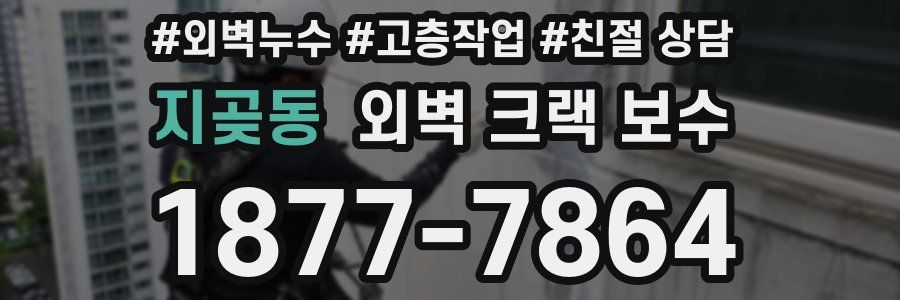 지곶동 외벽 크랙 보수