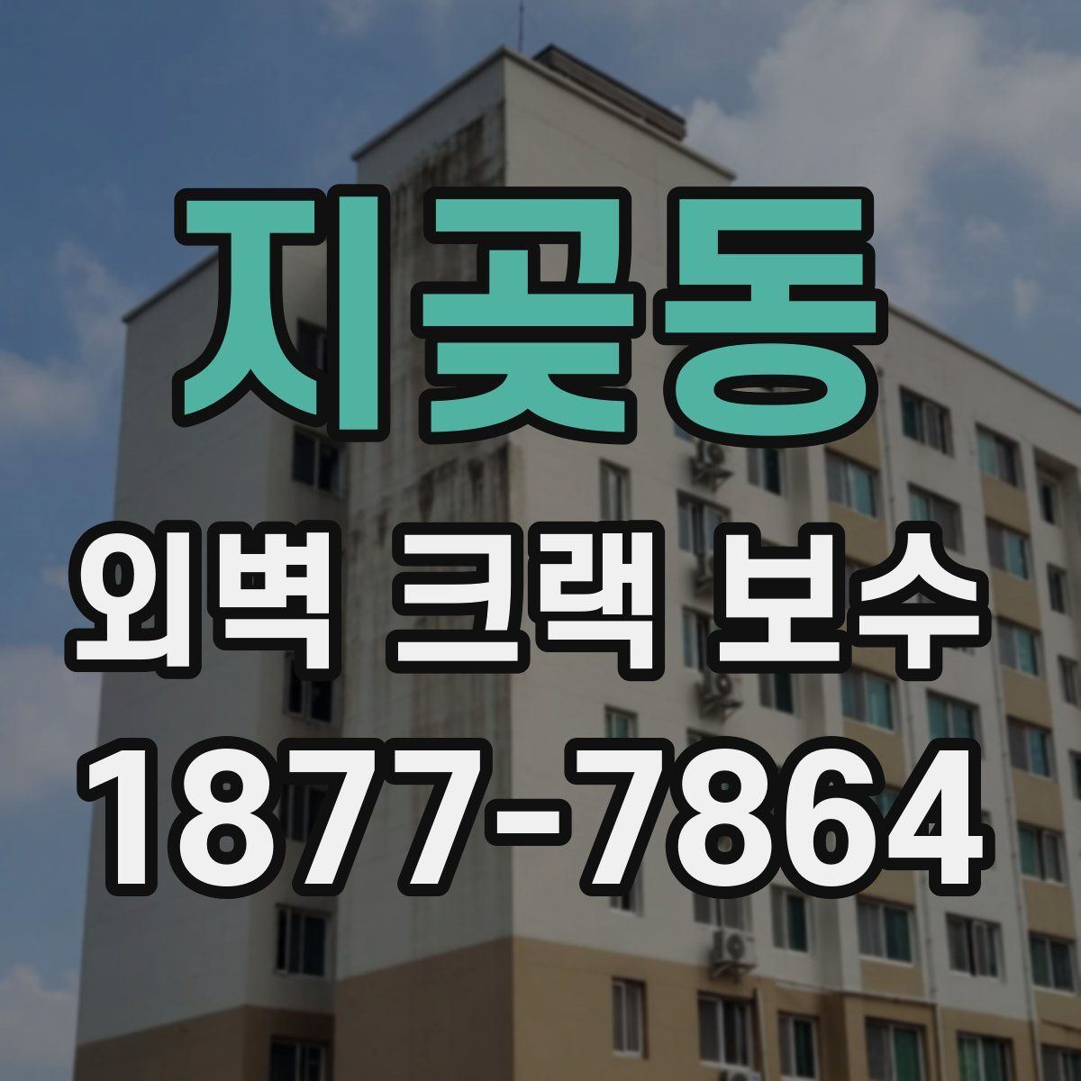 지곶동 외벽 크랙 보수
