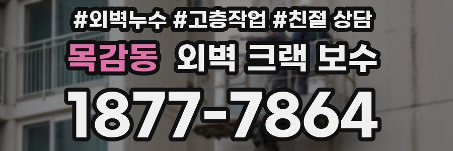 목감동 외벽 크랙 보수