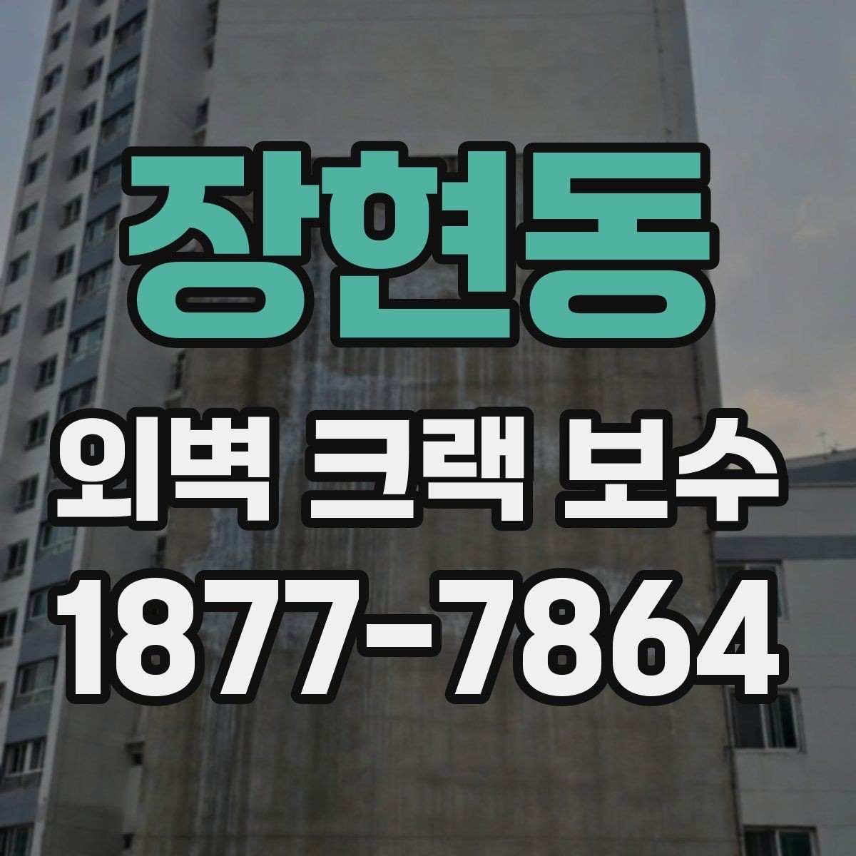 장현동 외벽 크랙 보수 공사 후 점검해야 할 항목