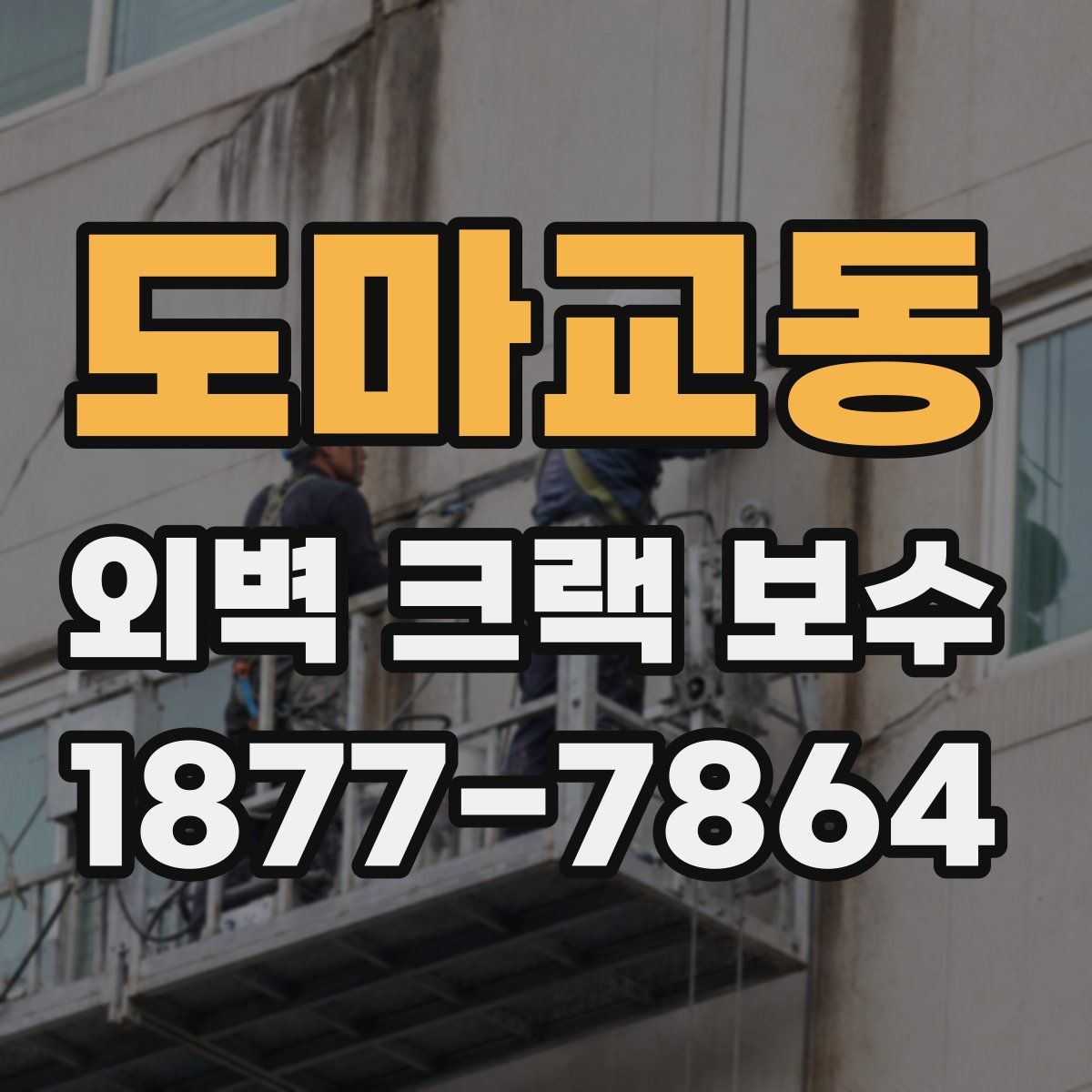도마교동 외벽 크랙 보수