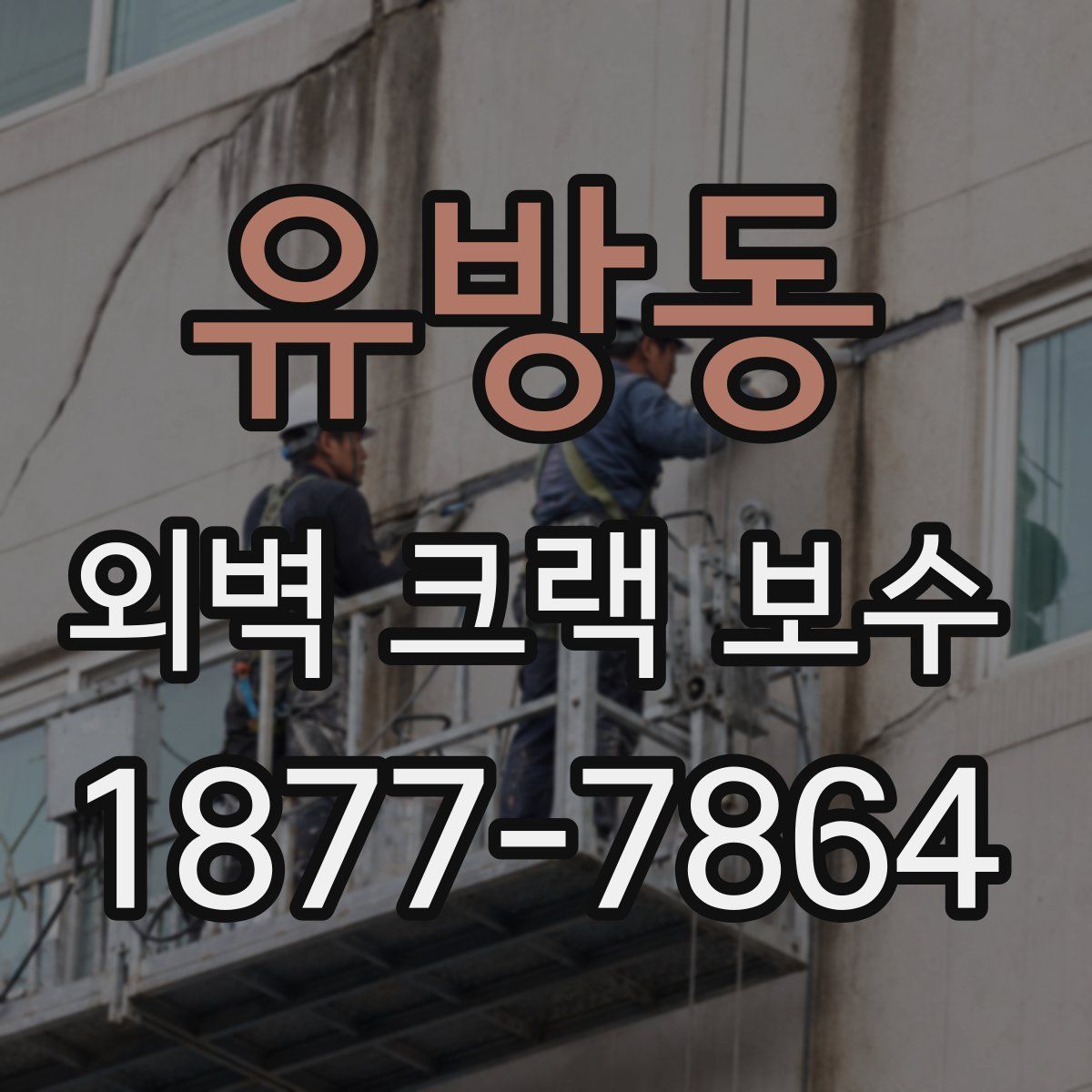 유방동 외벽 크랙 보수