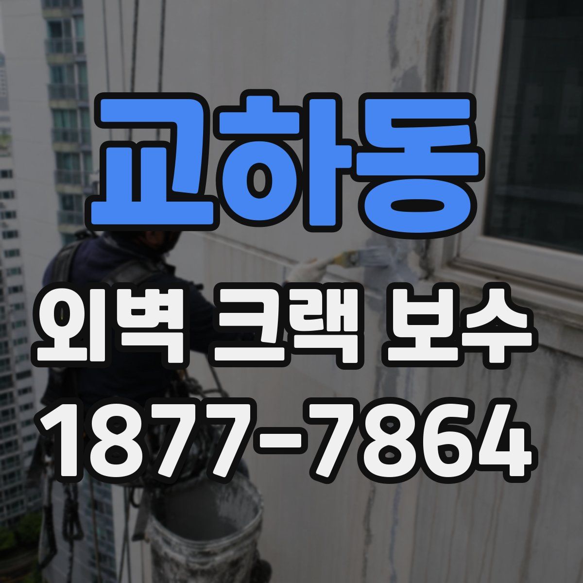 교하동 외벽 크랙 보수