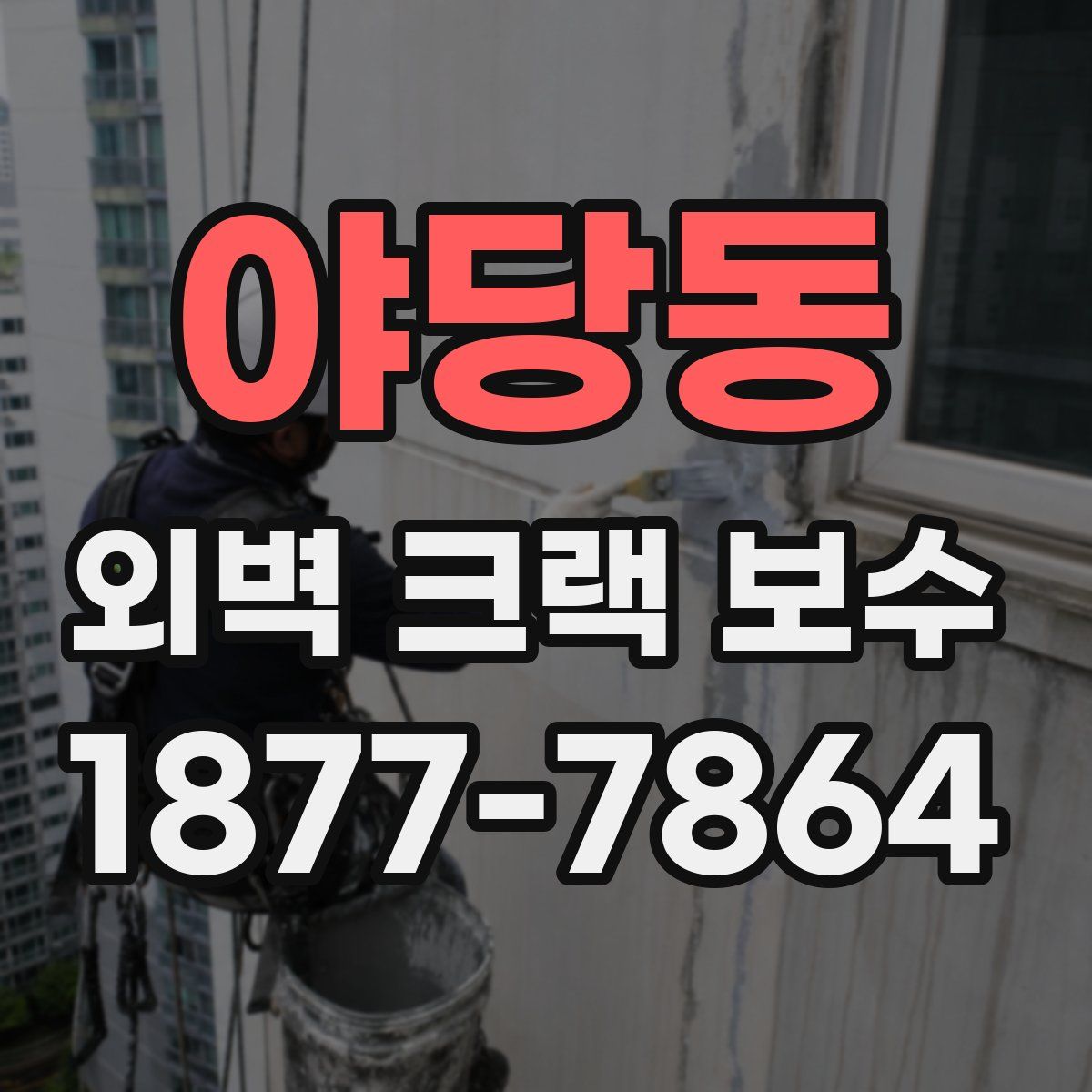 야당동 외벽 크랙 보수