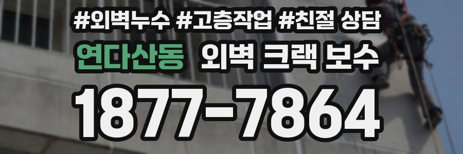 연다산동 외벽 크랙 보수