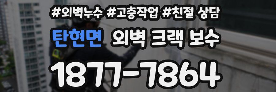 탄현면 외벽 크랙 보수
