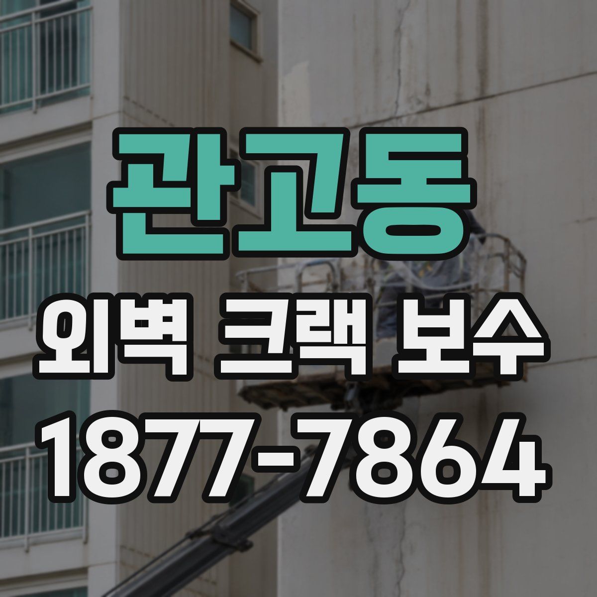 관고동 외벽 크랙 보수