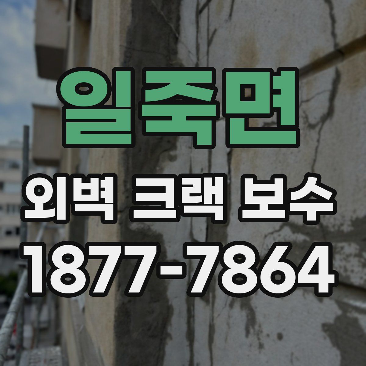 일죽면 외벽 크랙 보수