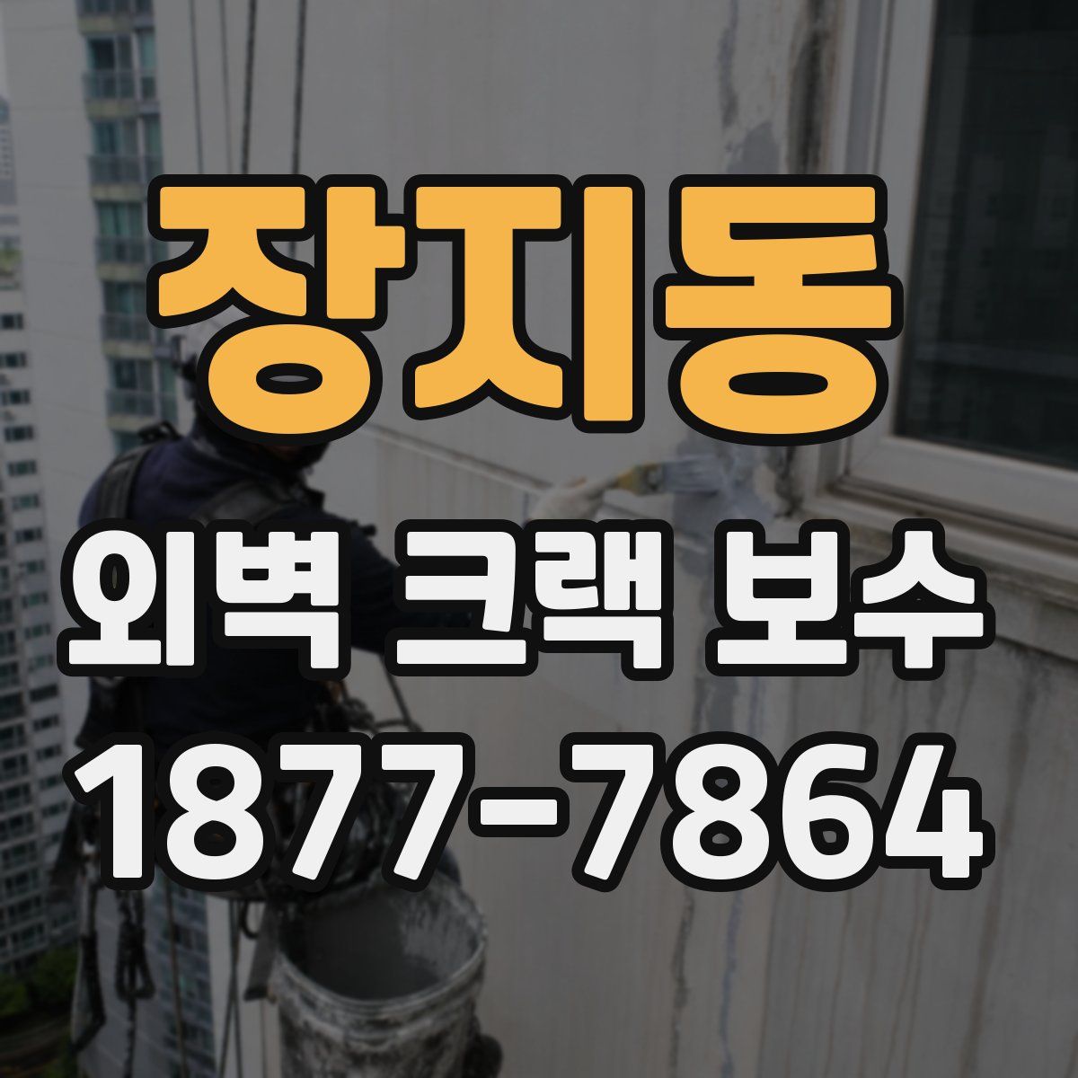 장지동 외벽 크랙 보수