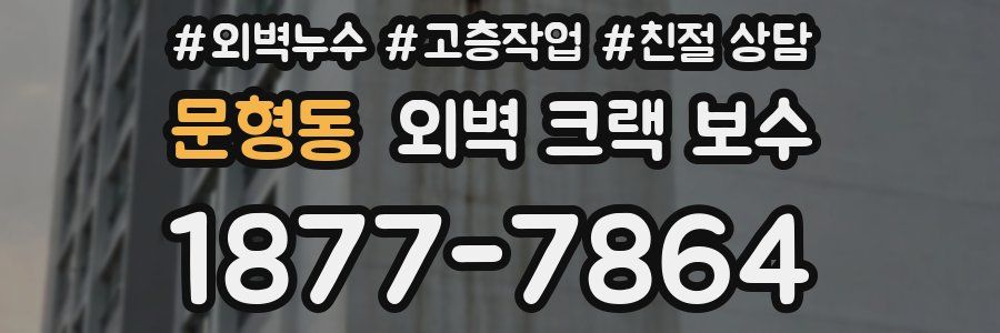 문형동 외벽 크랙 보수