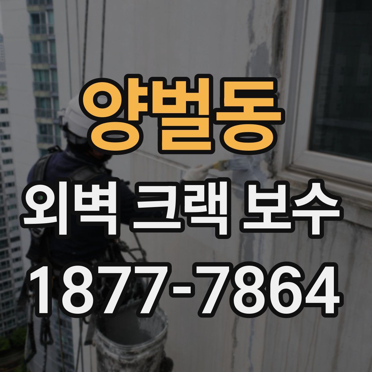 양벌동 외벽 크랙 보수