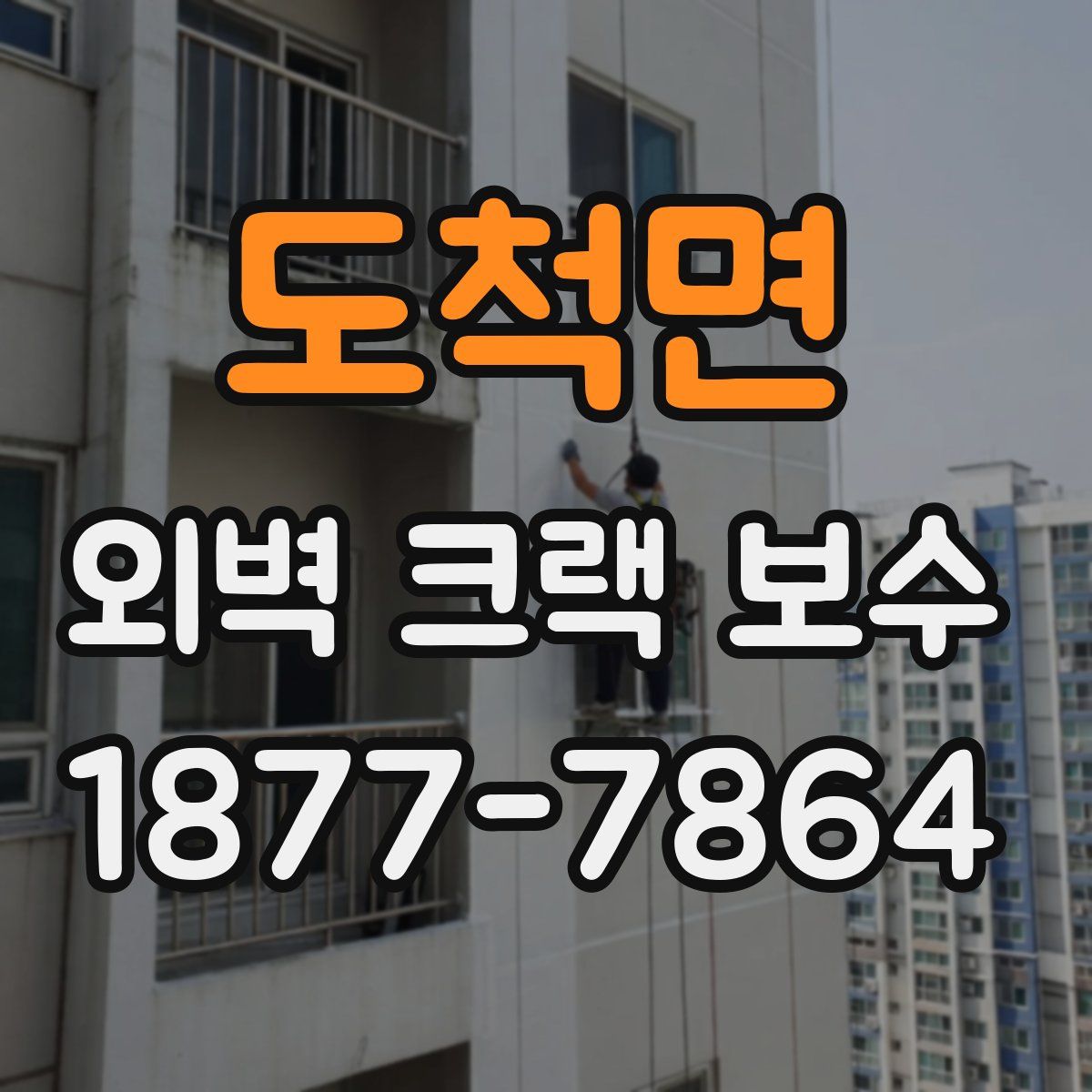 도척면 외벽 크랙 보수