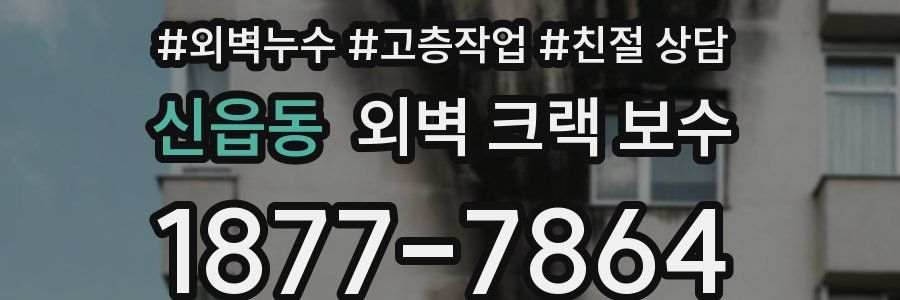 신읍동 외벽 크랙 보수