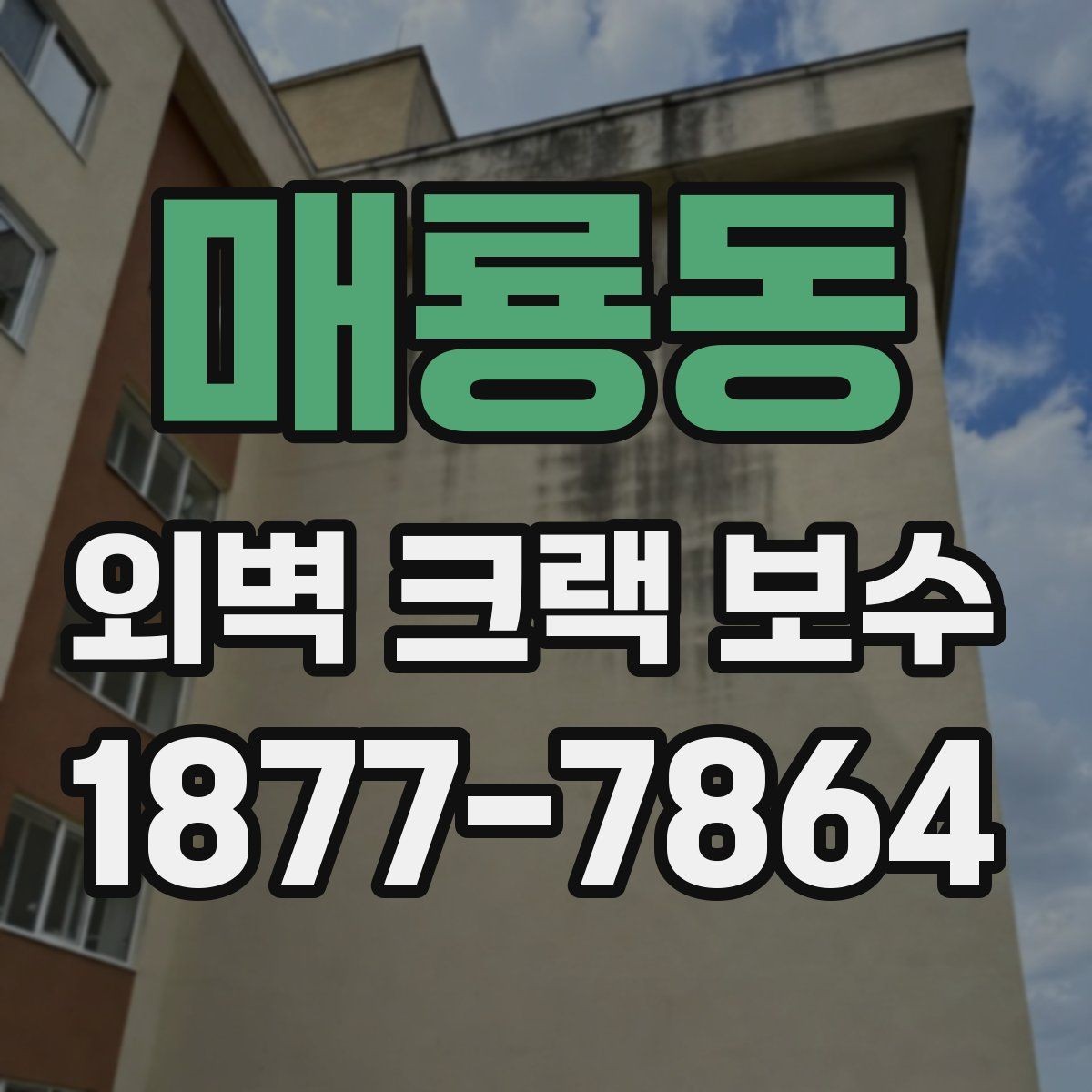 매룡동 외벽 크랙 보수 방법을 상황별로 살펴보기