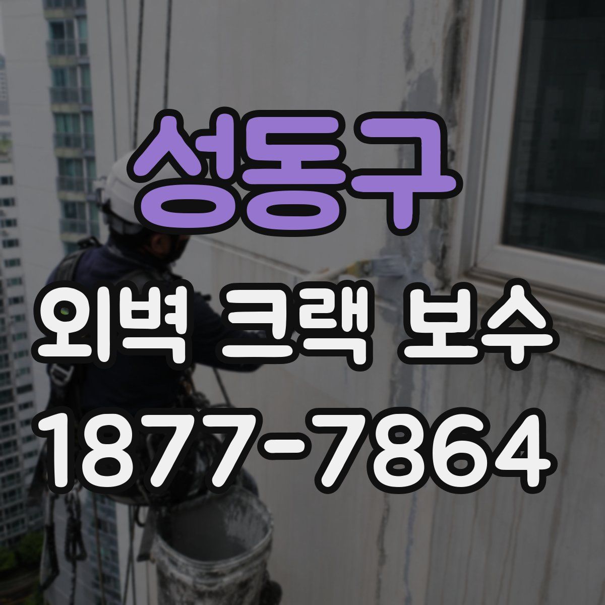 성동구 외벽 크랙 보수
