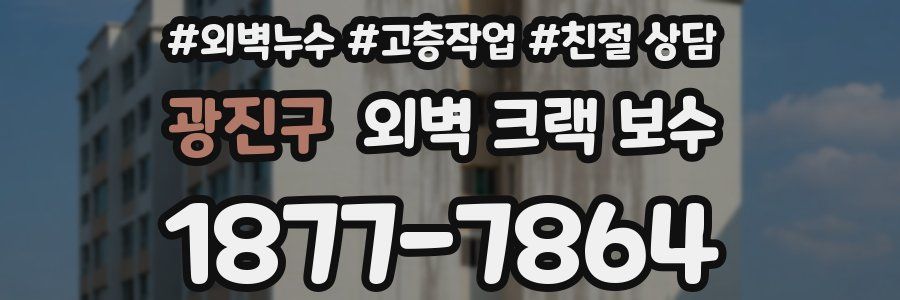 광진구 외벽 크랙 보수