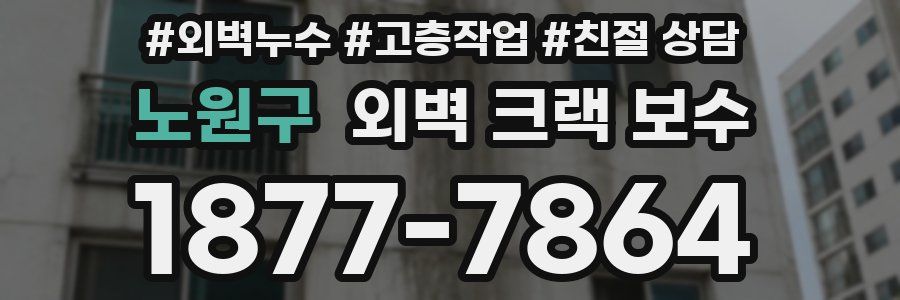 노원구 외벽 크랙 보수