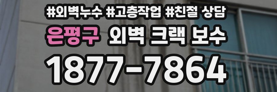 은평구 외벽 크랙 보수