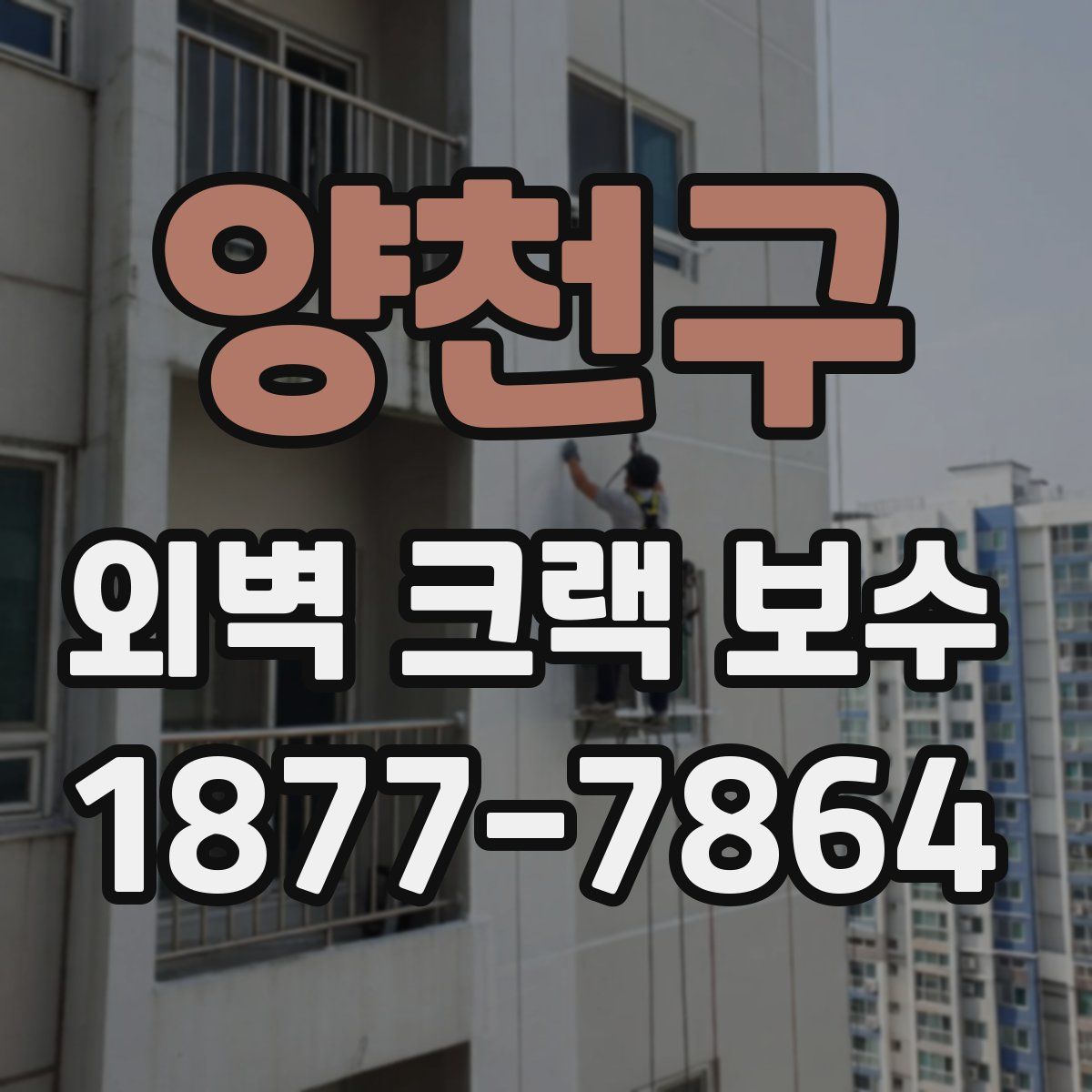 양천구 외벽 크랙 보수