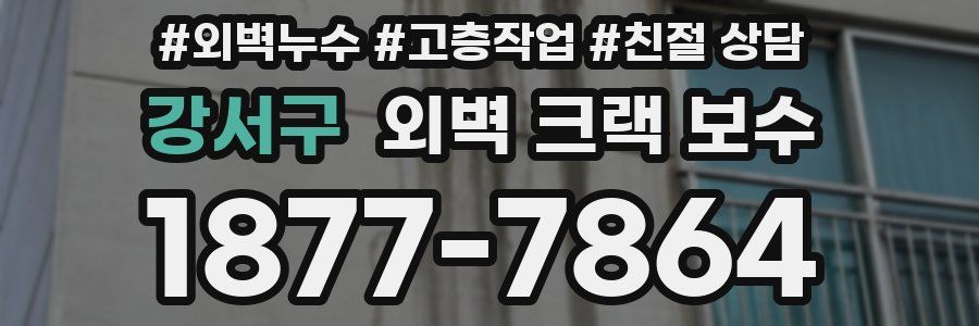 강서구 외벽 크랙 보수