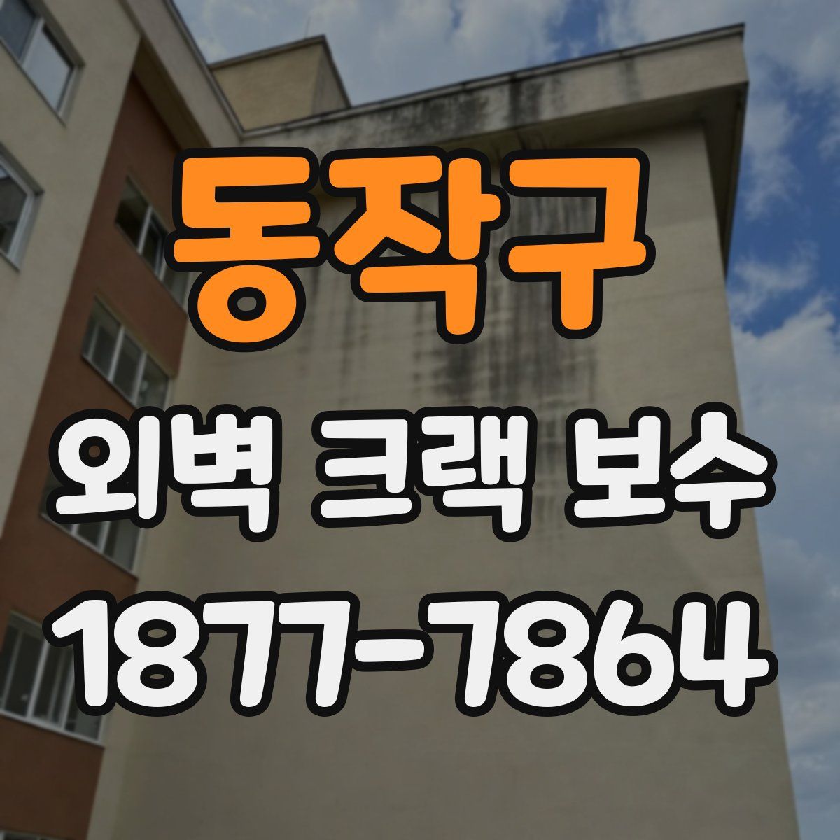 동작구 외벽 크랙 보수