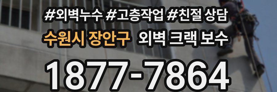 수원시 장안구 외벽 크랙 보수