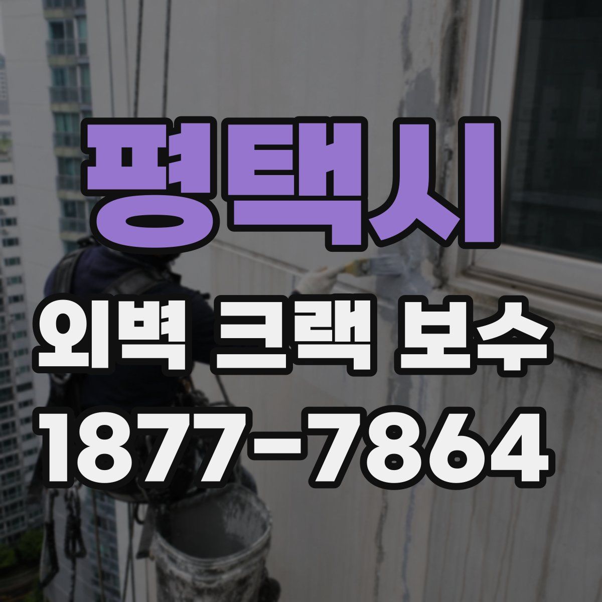 평택시 외벽 크랙 보수