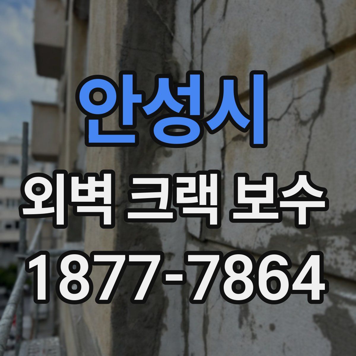 안성시 외벽 크랙 보수
